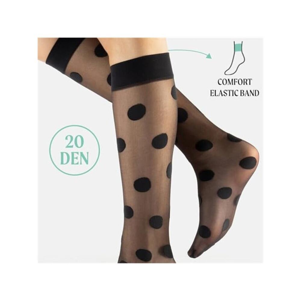 3 Pairs Women Pop Socks, Sheer Everyday Ankle Socks Pantyhose Multi Desings - Picture 2 of 10